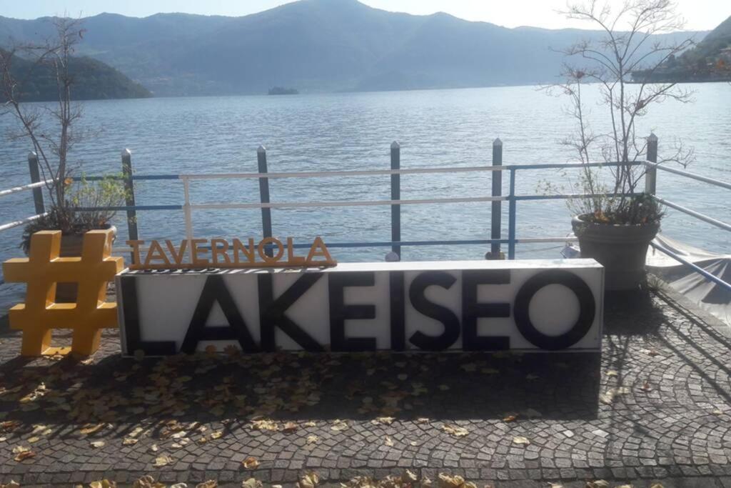 Appartamento Sul Lago D'Iseo Tavernola Bergamasca Dış mekan fotoğraf